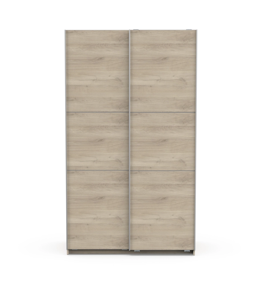 Armadio "ghost" quercia con ante scorrevoli, 116x59x203 cm